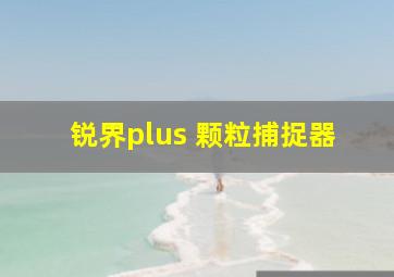 锐界plus 颗粒捕捉器